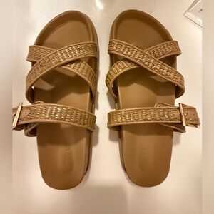 Stylish Tan Woven Sandals